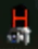 Missile item showing a red H