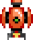 A red floating pod (power up item carrier)