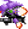 Purple version of Marduk Battle Pod, with a laser cannon mounted underneath